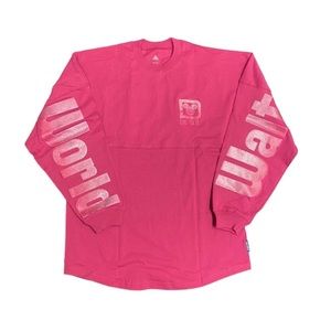 walt disney world pink ombré glitter spirit jersey